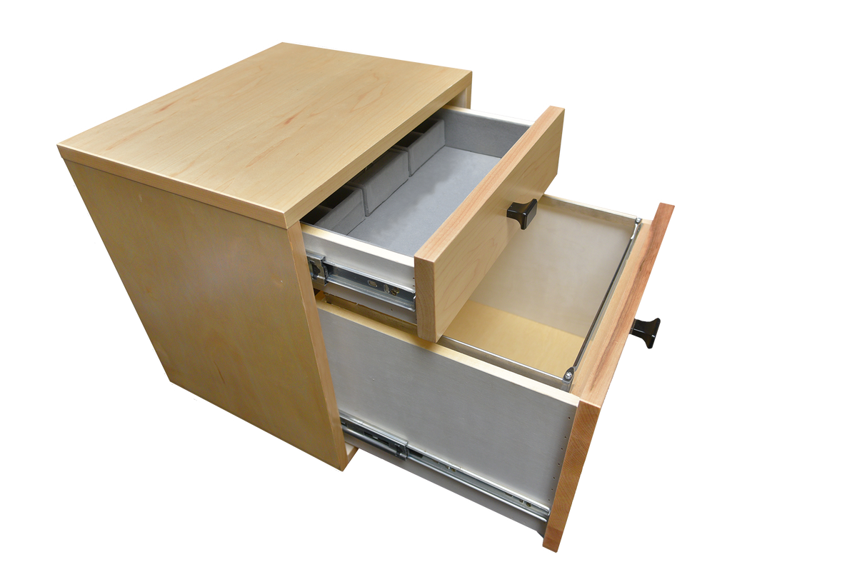 AMSEC BF3416 RSC Rated Jewelry Safe Bottom Cabinet Front Left Open 1.