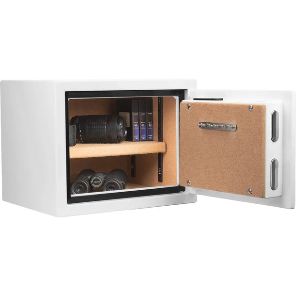 Barska AX13738 Biometric Fireproof Safe - White