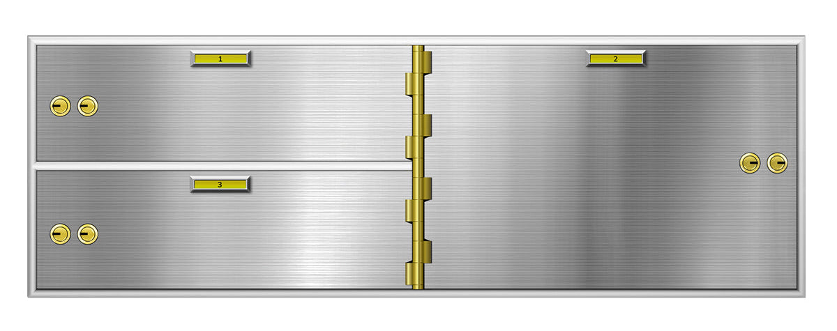 SafeandVaultStore AXL-3-10 Teller Lockers