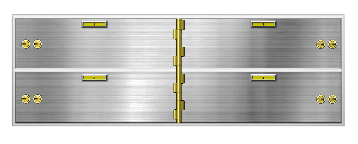 SafeandVaultStore AXL-4-10 Teller Lockers