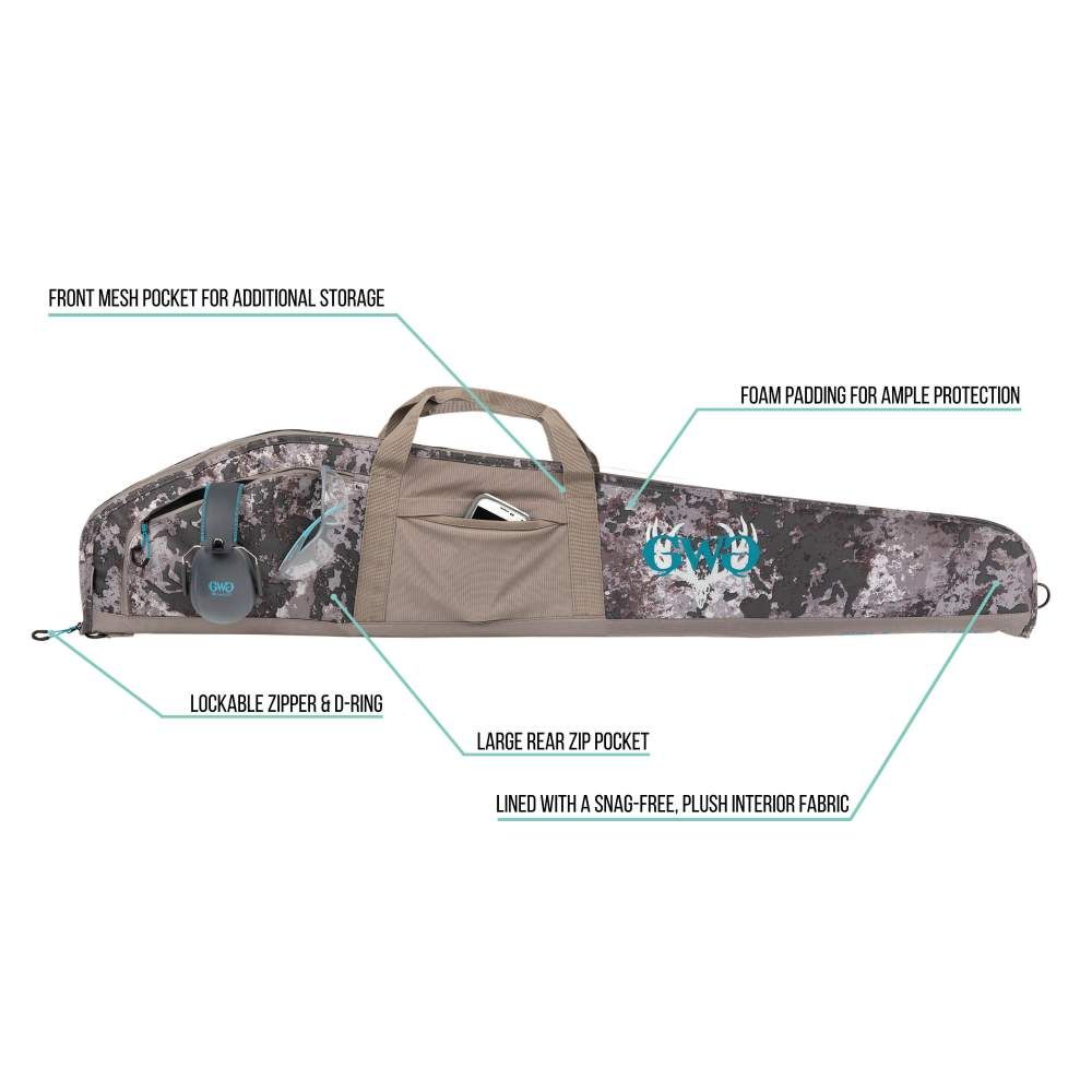 Allen 1112-46 Girls with Guns Artemis Rifle Case 46&quot; Shade 2.0 Features