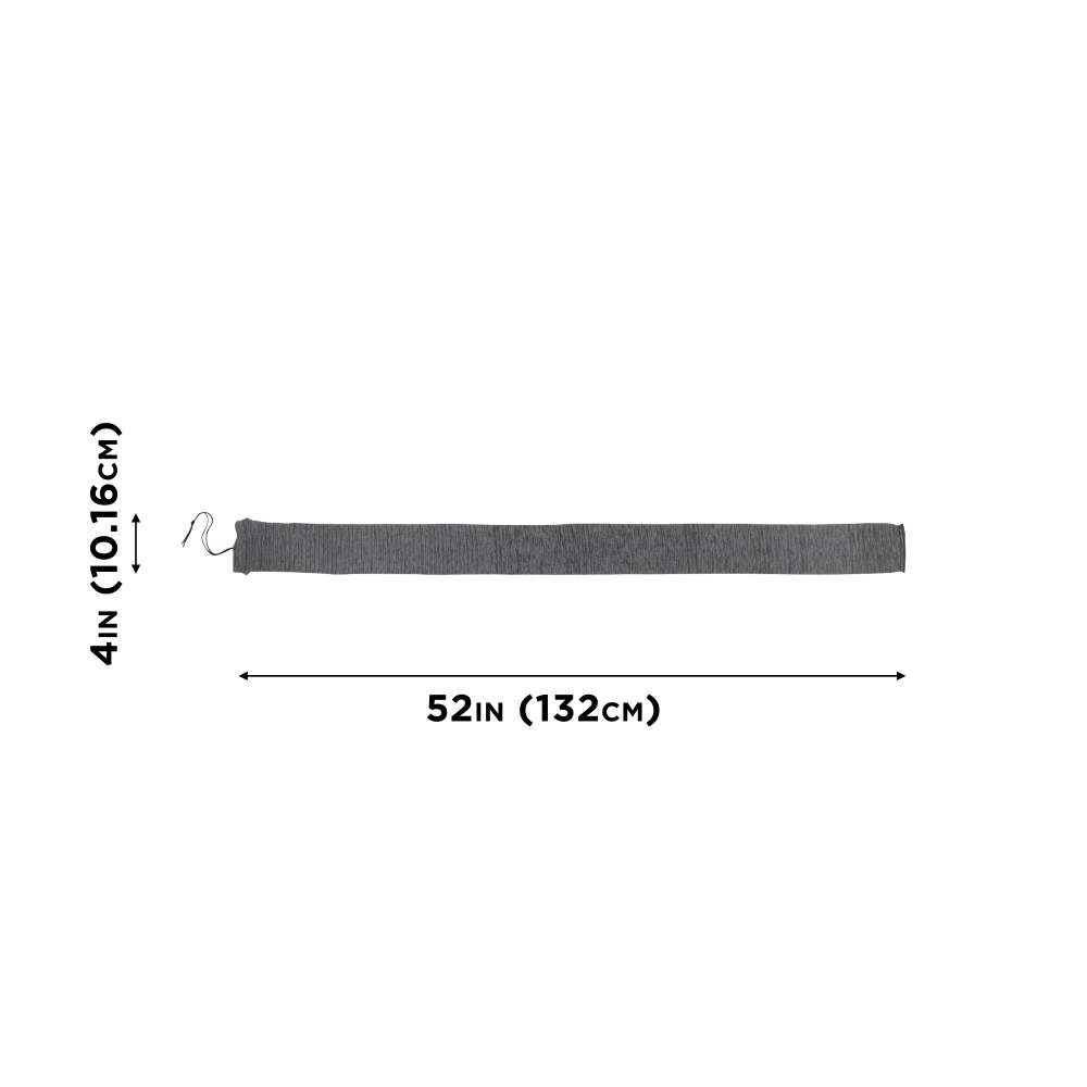 Allen 131 Knit Gun Sock for Rifle/Shotguns 52" Heather Gray Dimensions