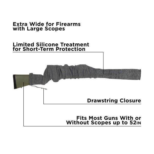 Allen 13105 Gun Sock for Extra Wide Firearms with Large Scopes 52