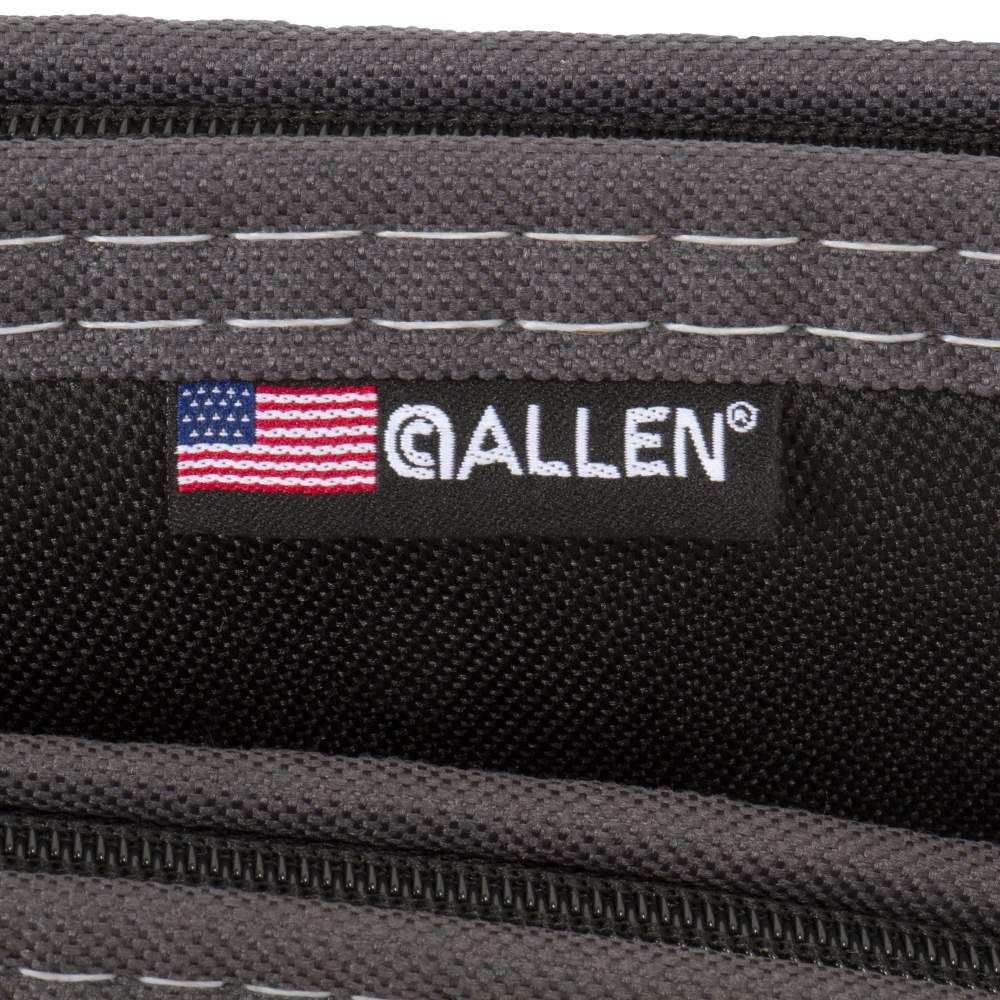 Allen 444-13 Deluxe Handgun Case Black/Gray 13&quot; Logo