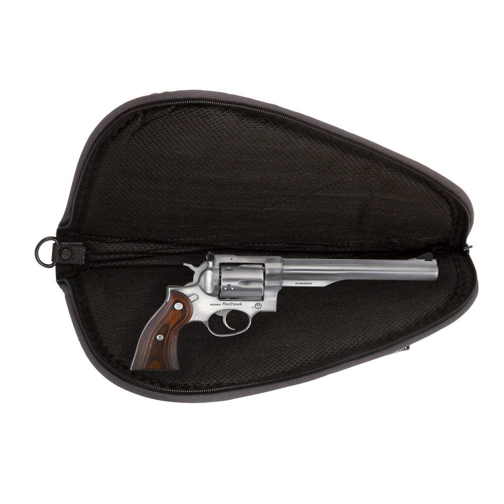 Allen 444-13 Deluxe Handgun Case Black/Gray 13&quot; Open with Revolver
