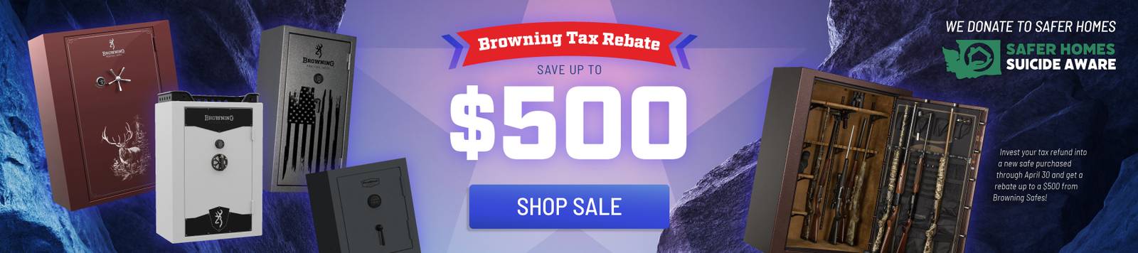 Browning Tax Rebate - Save up to $500