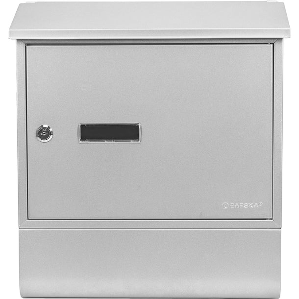 Barska CB13698 Contemporary Wall Mount Mailbox with Newspaper Bucket