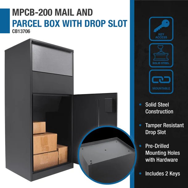 Barska CB13706 Extra Large Single Compartment Locking Parcel Box Barska CB13706 Extra Large Single Compartment Locking Parcel Box