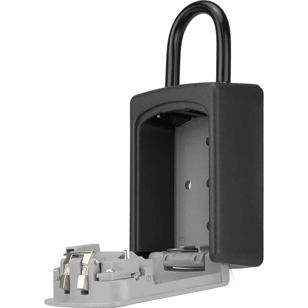 Barska CB13797 Combination Key Lock Box with Door Hanger and Wall Mount Open