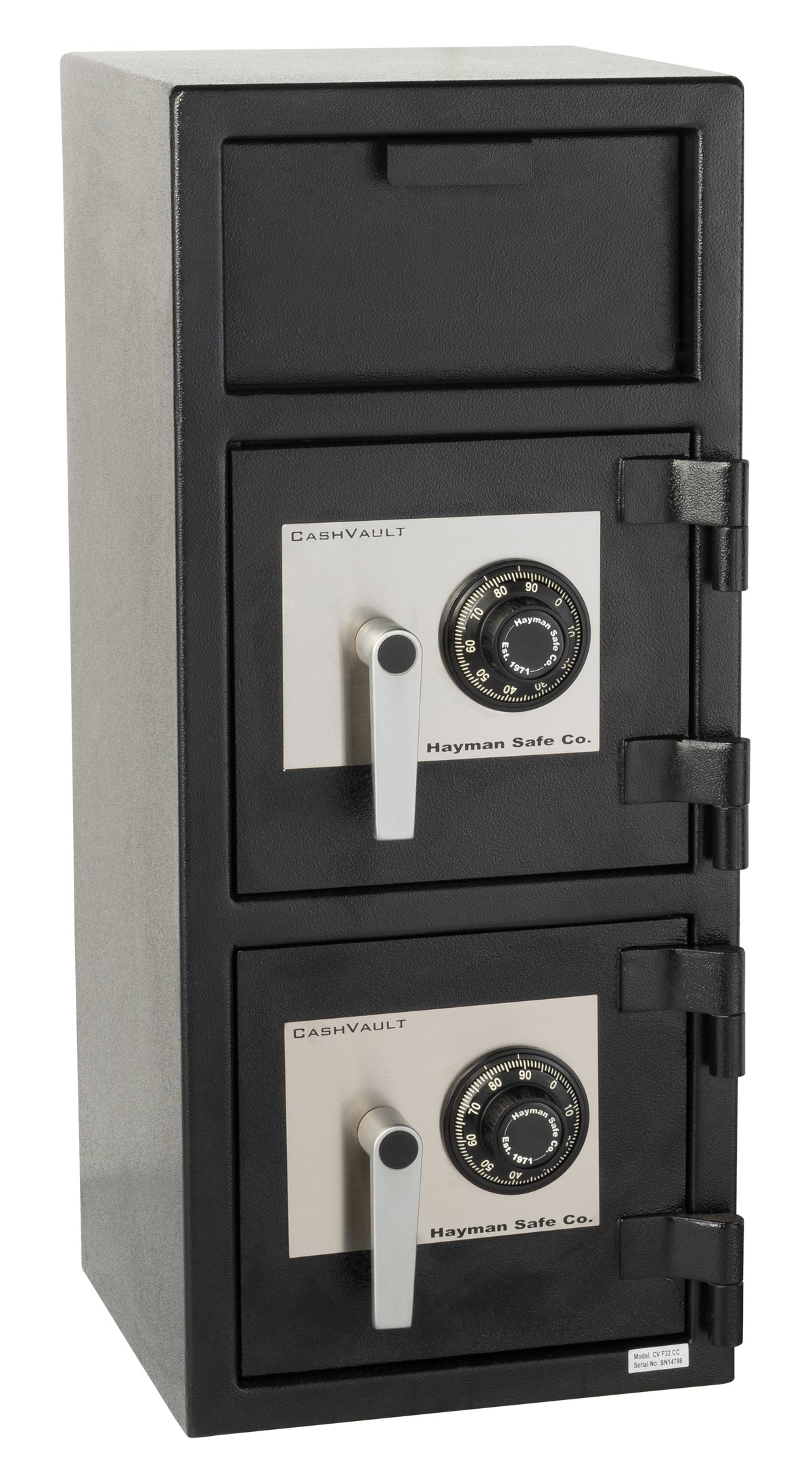 Hayman CV-F32-2-CC Front Loading Double Door Deposit Safe