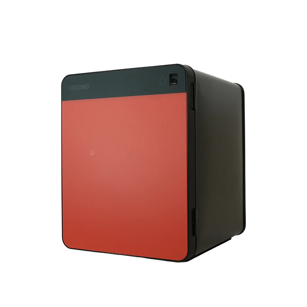 Cocono Chroma 40 Medium Biometric Fireproof Safe (90 Minutes) Terracotta Angled 2