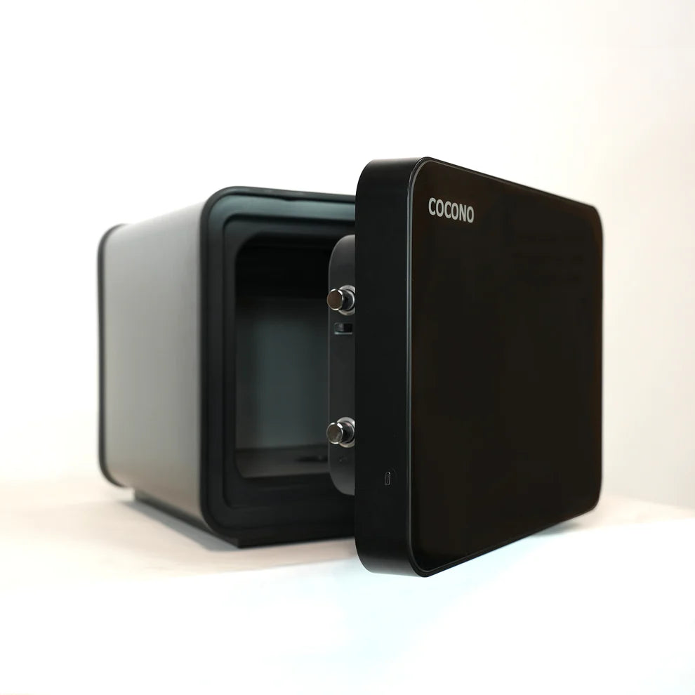 Cocono Chroma 15 Mini Biometric Fireproof Safe (60 Minutes) Door Open
