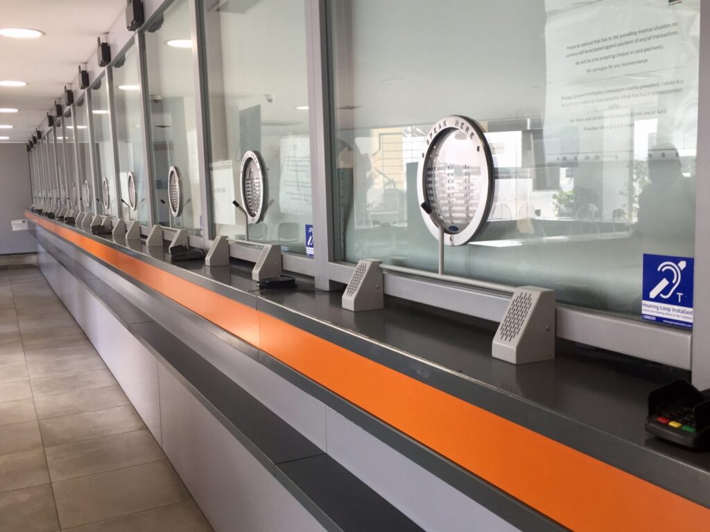 Contacta STS-K001 Window Intercom System and Hearing Loop Window