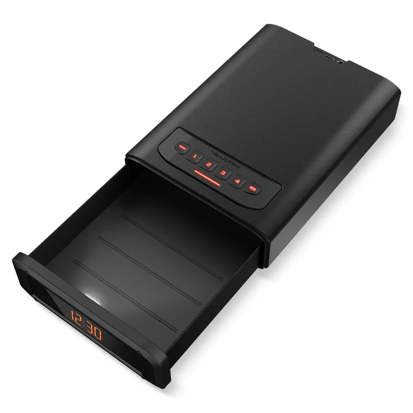 Vaultek DSE2i Smart Station Essential Biometric Handgun Safe Drawer Open