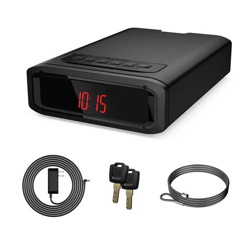 Vaultek DSE2i Smart Station Essential Biometric Handgun Safe with Accessories