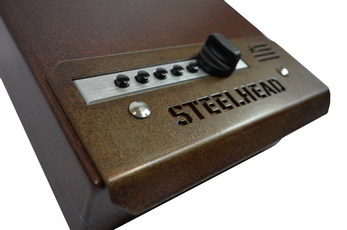 Steelhead Rustic Fast Access Pistol Box Limited Edition Closeup