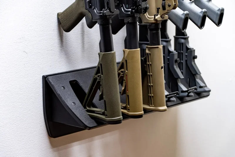 Tactical Walls ModWall Vertical Six Rifle Rack Bottom View