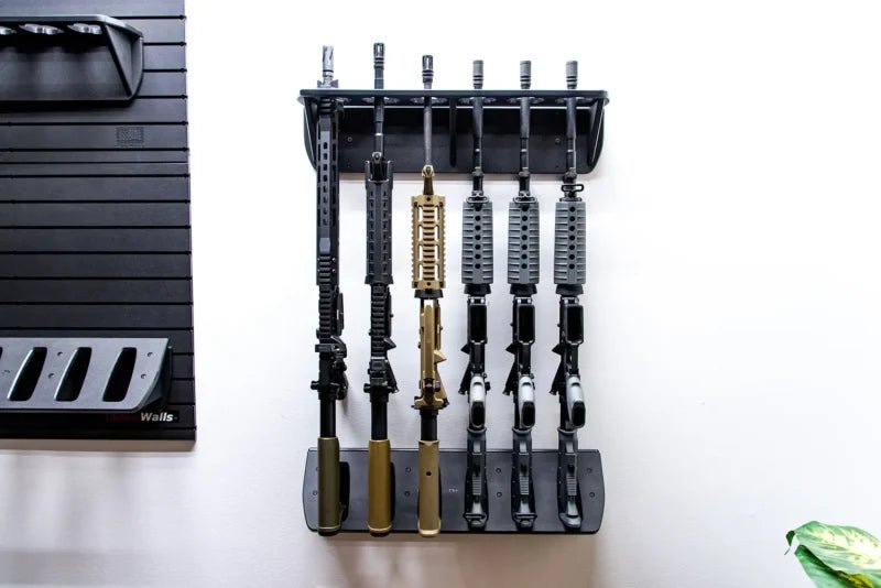 Wall Rack System Rifle Tactical Walls ModWall Vertical Six Rifle Rack | Wall Mount - Safe and ...