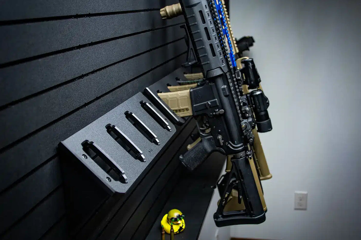 Tactical Walls MWMRH ModWall Multi-Rifle Hangers V2 Side View 2