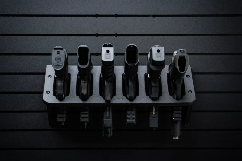 Tactical Walls MWMPH ModWall Multi-Pistol Hangers Front View