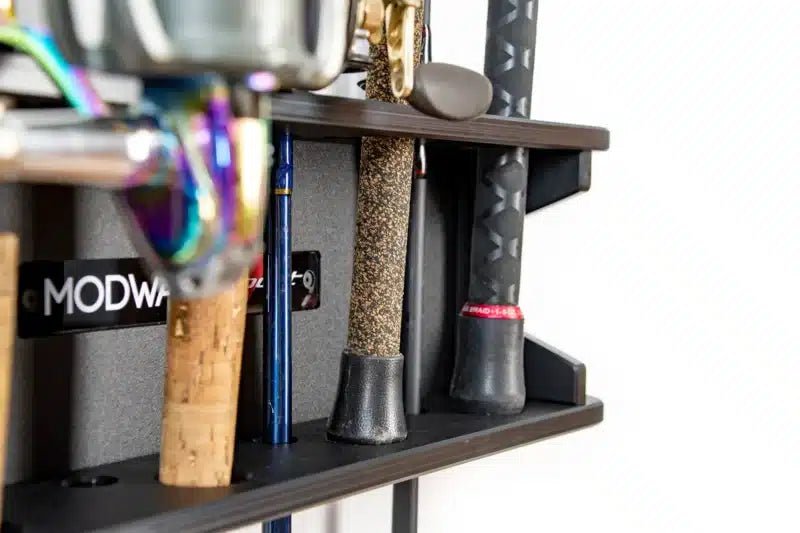 Tactical Walls MWS Fishing Rack Rods Closeup