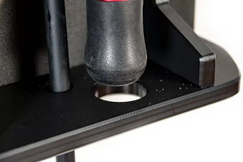 Tactical Walls MWS Fishing Rack Closeup of Hole