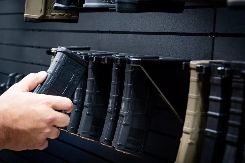 Tactical Walls ModWall Mag Hanger Shelf Hand Grabbing Magazine 2
