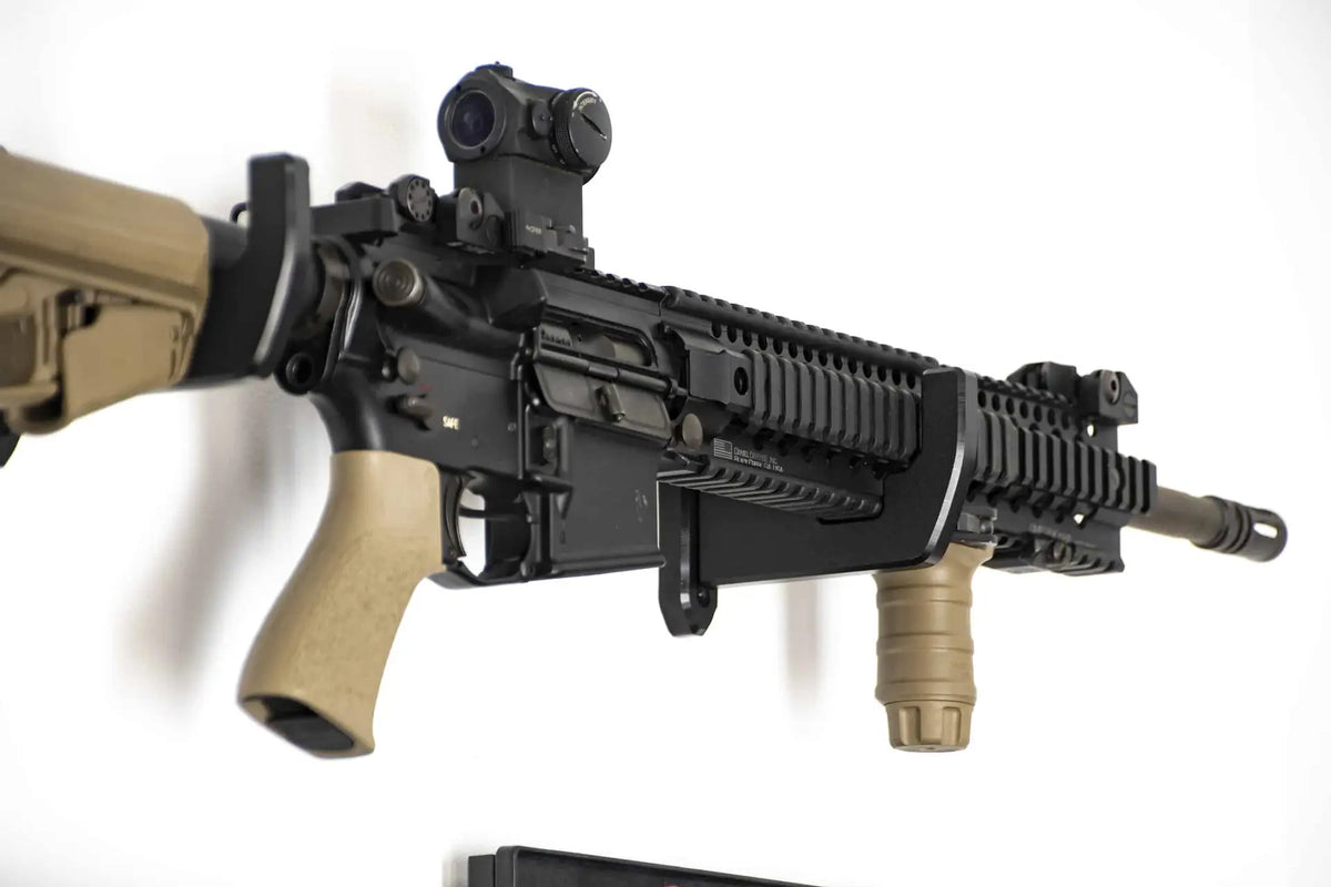 Tactical Walls ModWall Nano Kit with Horizontal Rifle/Shotgun Rack 2 Pack with Rifle