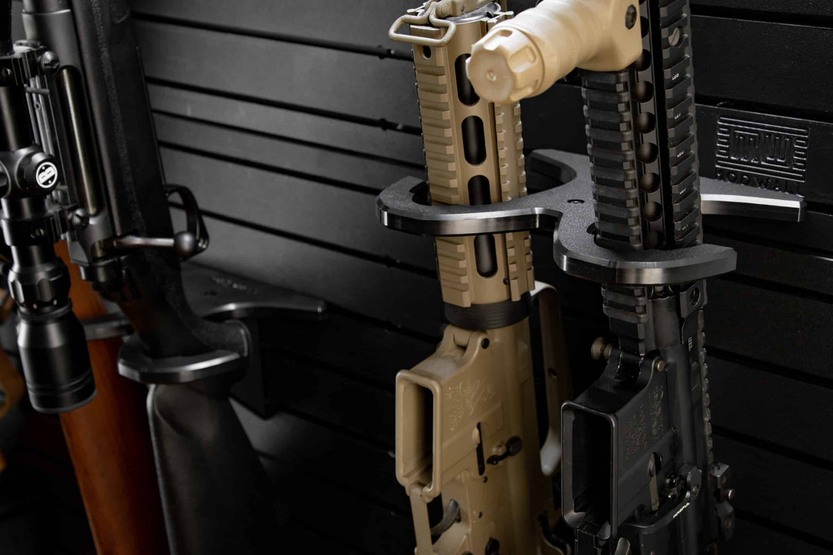 Tactical Walls ModWall Vertical Rifle Rack Closeup 2