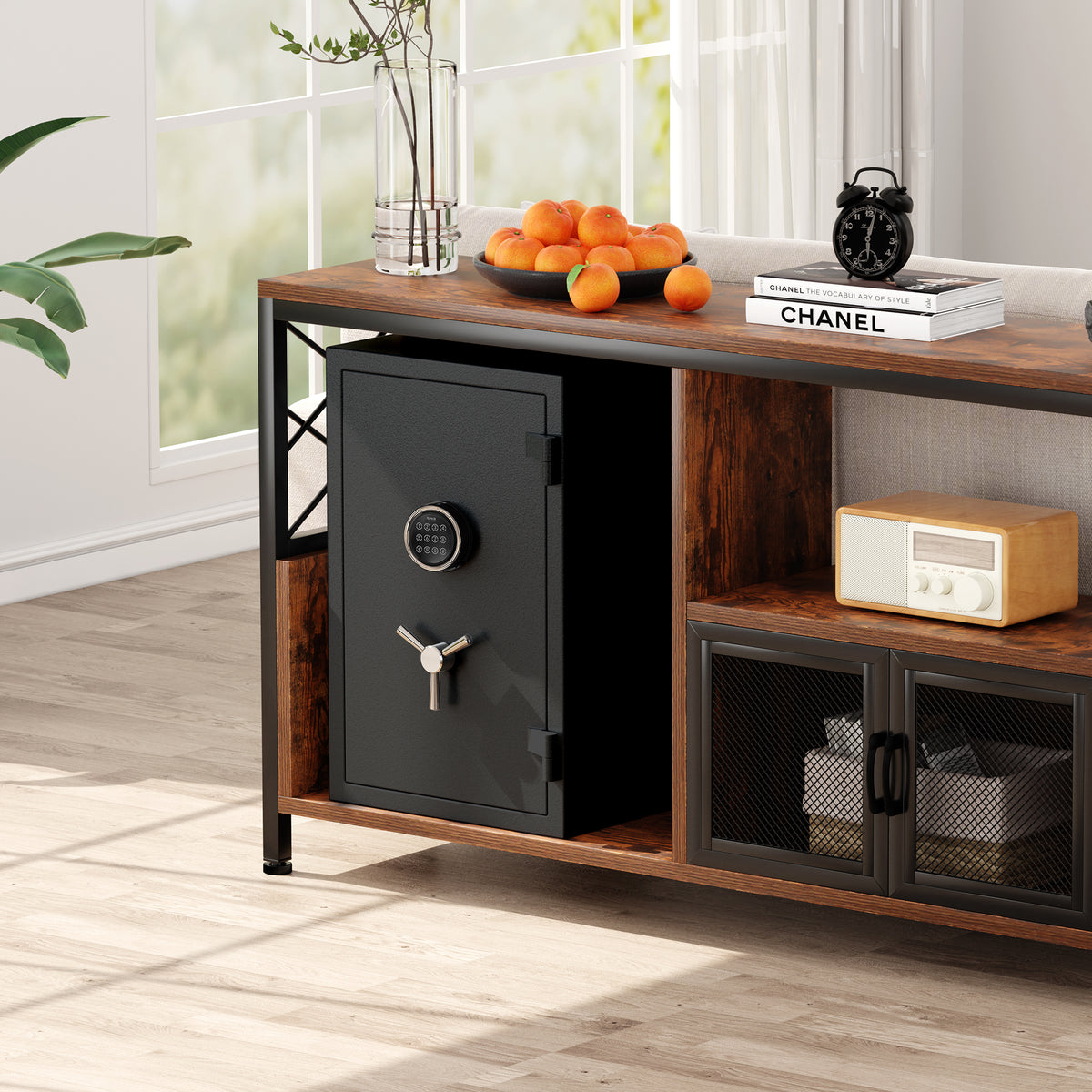 RPNB RPEFS66 High Capacity Digital Keypad Fireproof Safe Installed in Cabinet