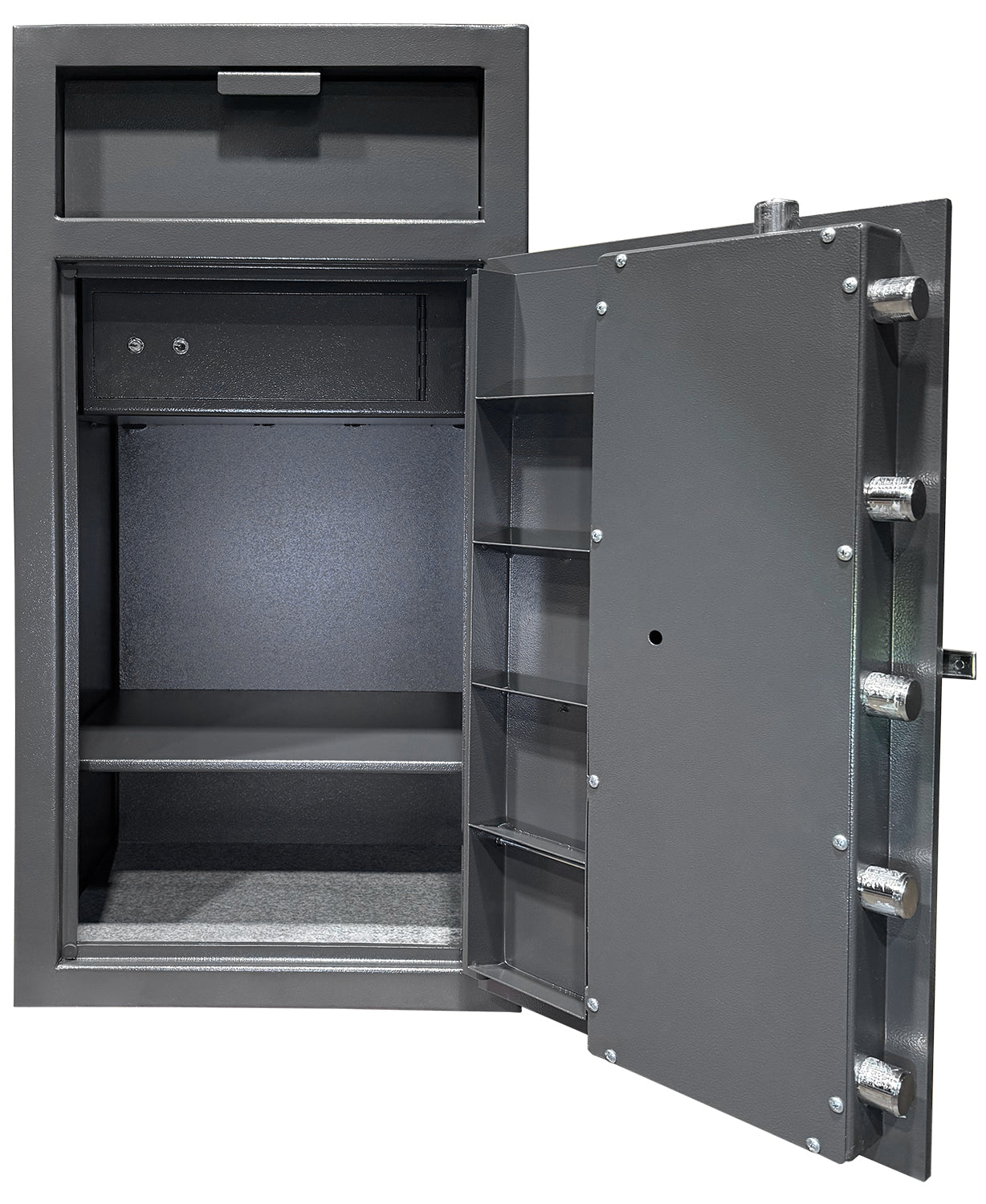 Front Loading Deposit Safes - Hollon FD-4020EILK Depository Safe With Inner Locking Compartment