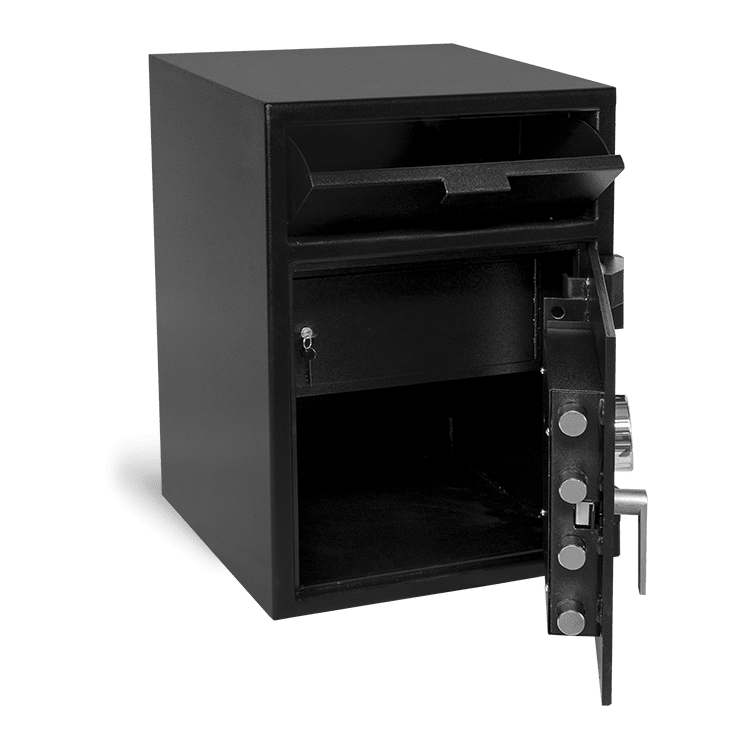Pacific Safe FL2820MK1 Front Load Depository Safe with Internal Compar ...