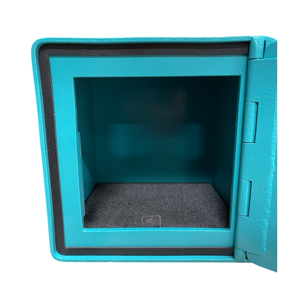 Kaynine Cube Safe Burglary Rated 12x12x12 Turquoise Open 3