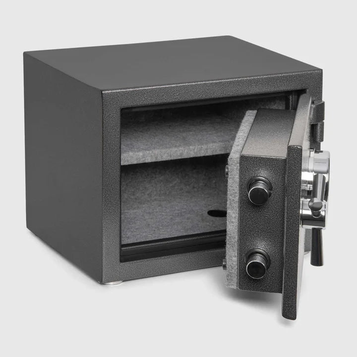 ISLANDSAFE 1.3 Cu. ft. Small Fireproof Waterproof Safe, 1200F/45 minutes, with Digital Keypad and Key, Carpeted Interior, Adjustable Shelf, Heavy Safe