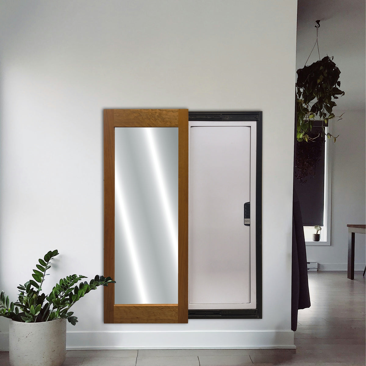 Go Secret Concealment Mirror for the SnapSafe 75414 tall in wall safe.