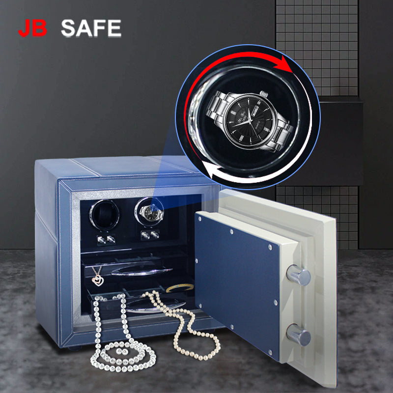 JB Watch Winder & Jewelry Safe Fireproof Watches & Jewelry