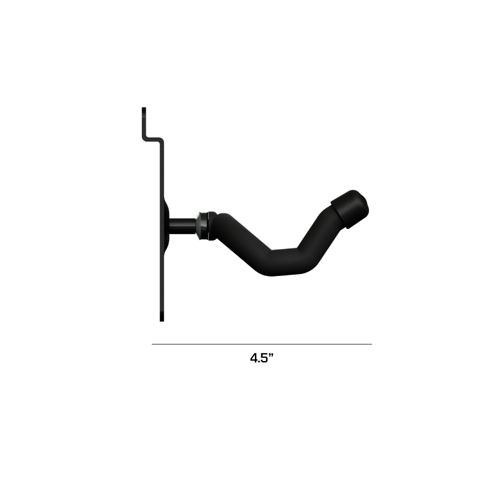 Hold Up Displays Vertical Firearm & Bow Holder HD03 Depth