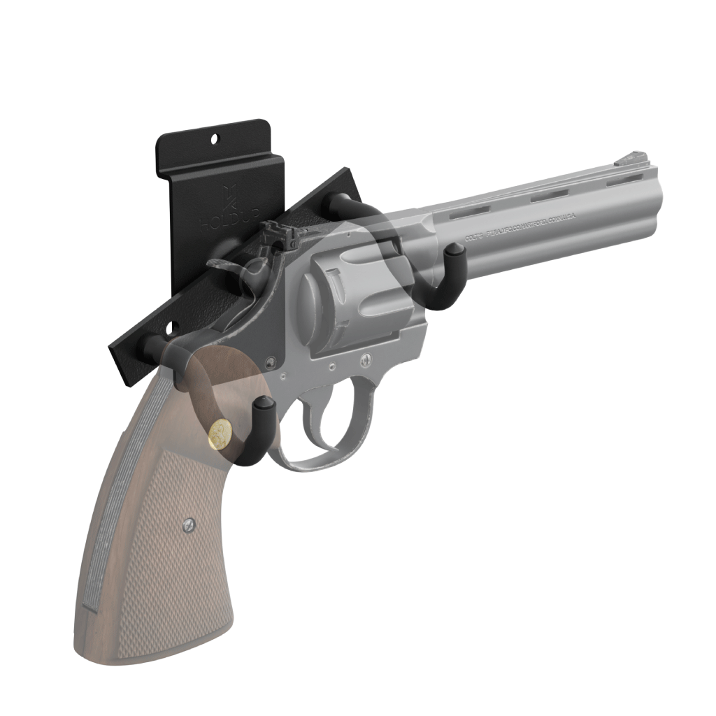 Hold Up Displays Wall Mount Pistol Holder HD09 Slatwall