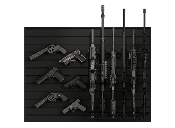 Hold Up Displays HD103 Gun Wall Bundle | 6 Rifles & 6 Pistols - Safe ...