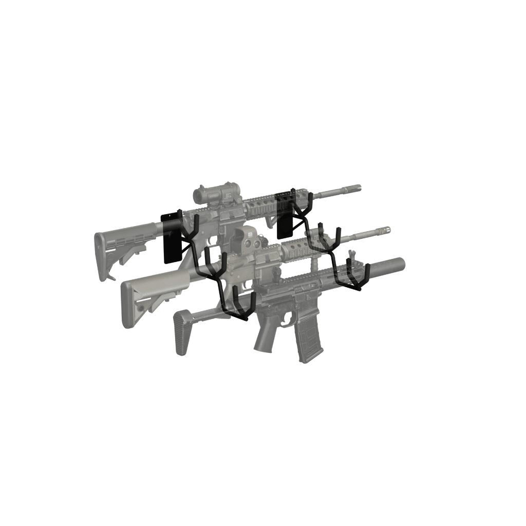 Hold Up Displays HD105-3SW Horizontal Slatwall Gun Rack | Holds 3 ...