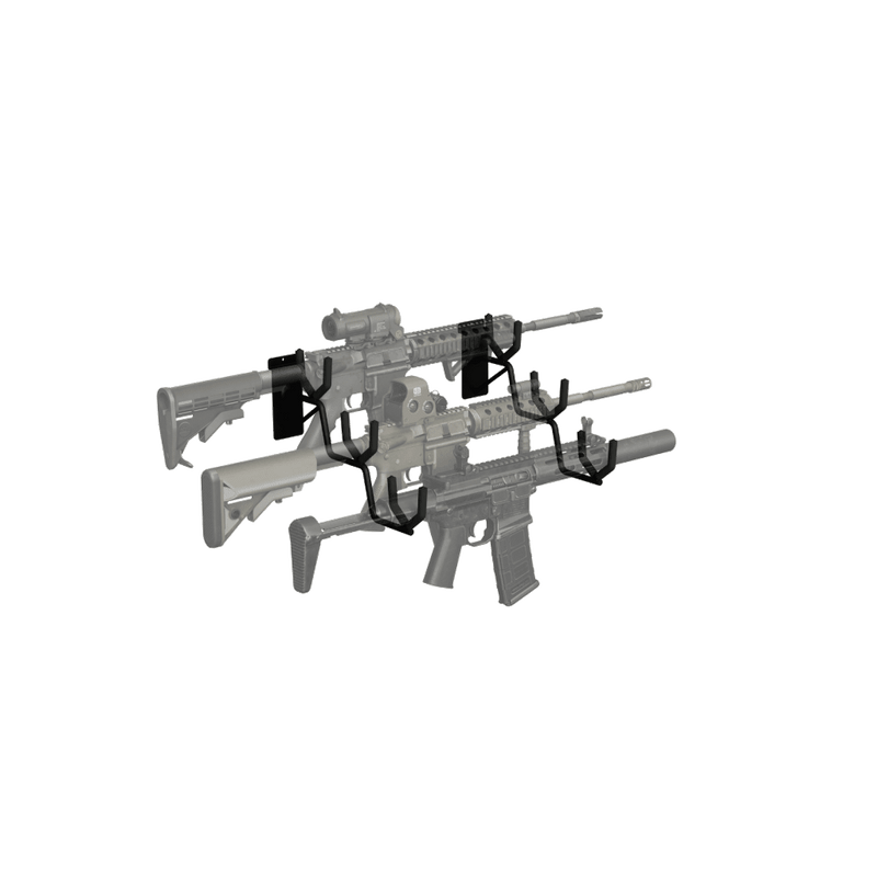 Hold Up Displays HD105-3SW Horizontal Slatwall Gun Rack | Holds 3 ...
