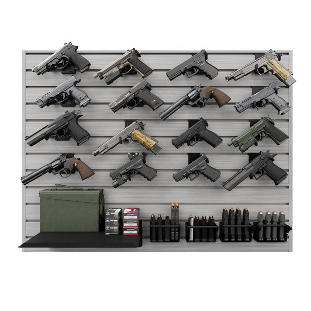 Hold Up Displays HD109 Wall Panel Front with Handguns 