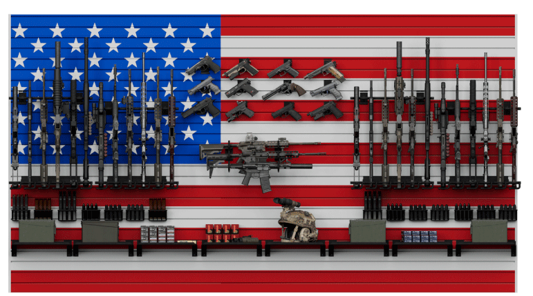 Hold Up Displays Patriot Wall Display Package HD116-F