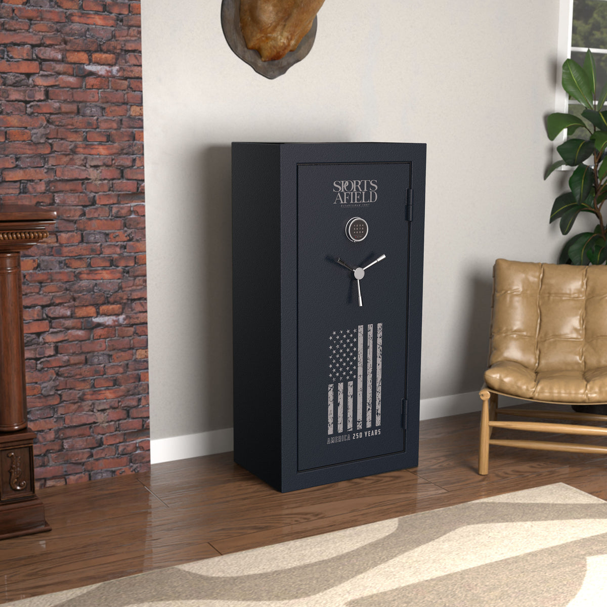 Sports Afield HD26SA-5530-ANV HD26SA-5530-ANV 30 Gun Safe In Living Room 