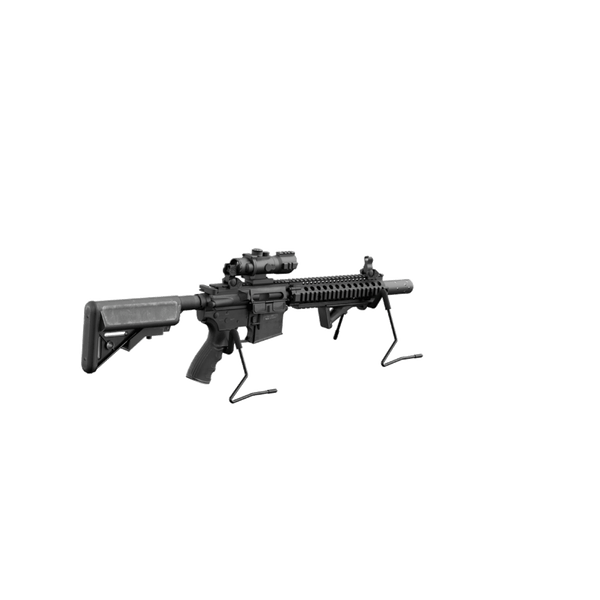 Hold Up Displays HD79 Table Top Long Gun Stand | Rifle & Shotgun ...
