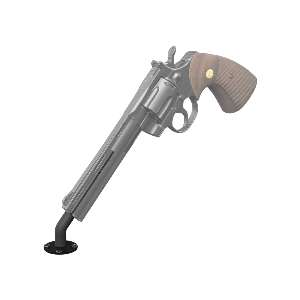 Hold Up Displays 55 Degree In Barrel Multi-Surface Handgun Display HD85-55