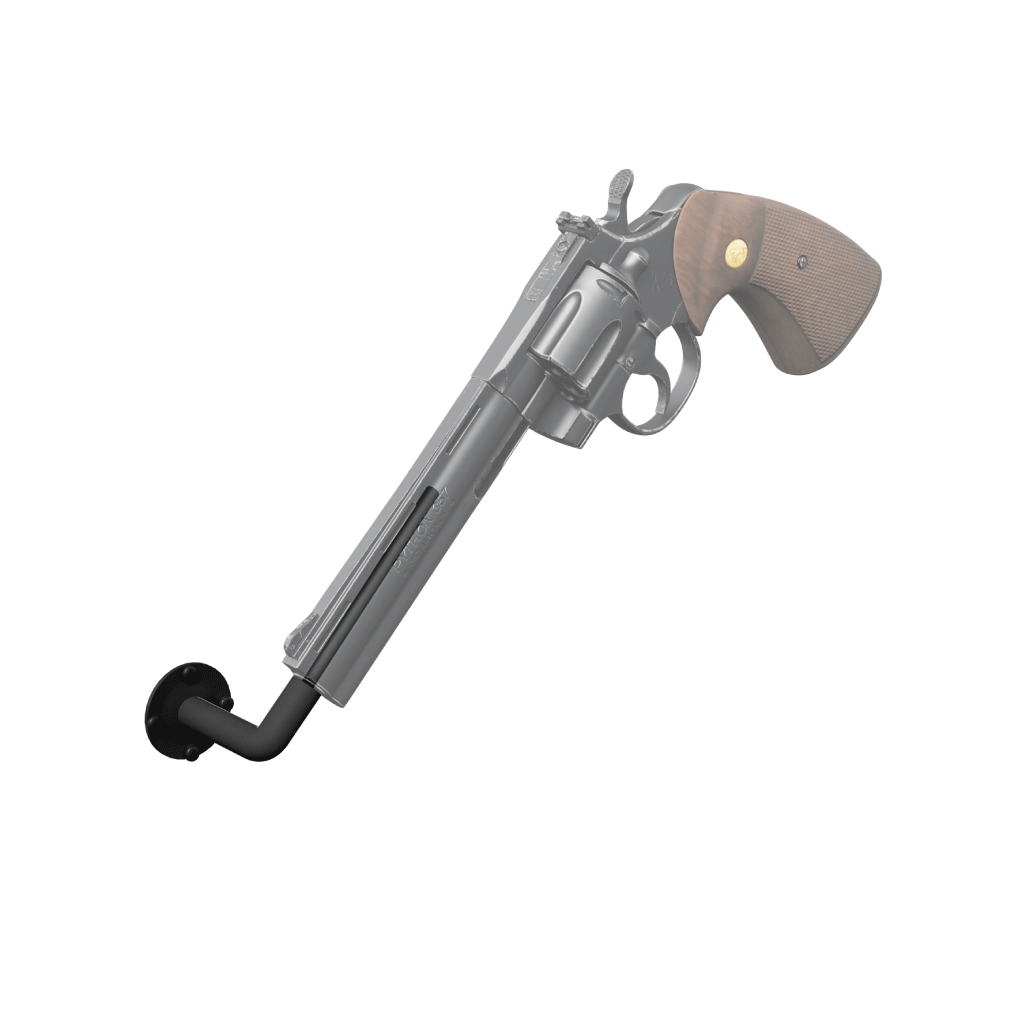 Hold Up Displays 90 Degree In Barrel Multi-Surface Handgun Display HD85-90