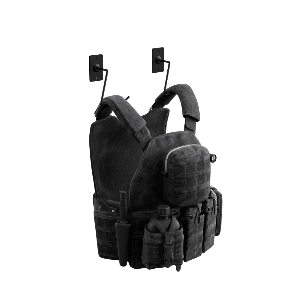 Hold Up Displays Plate Carrier Hanger HD98 Flatwall