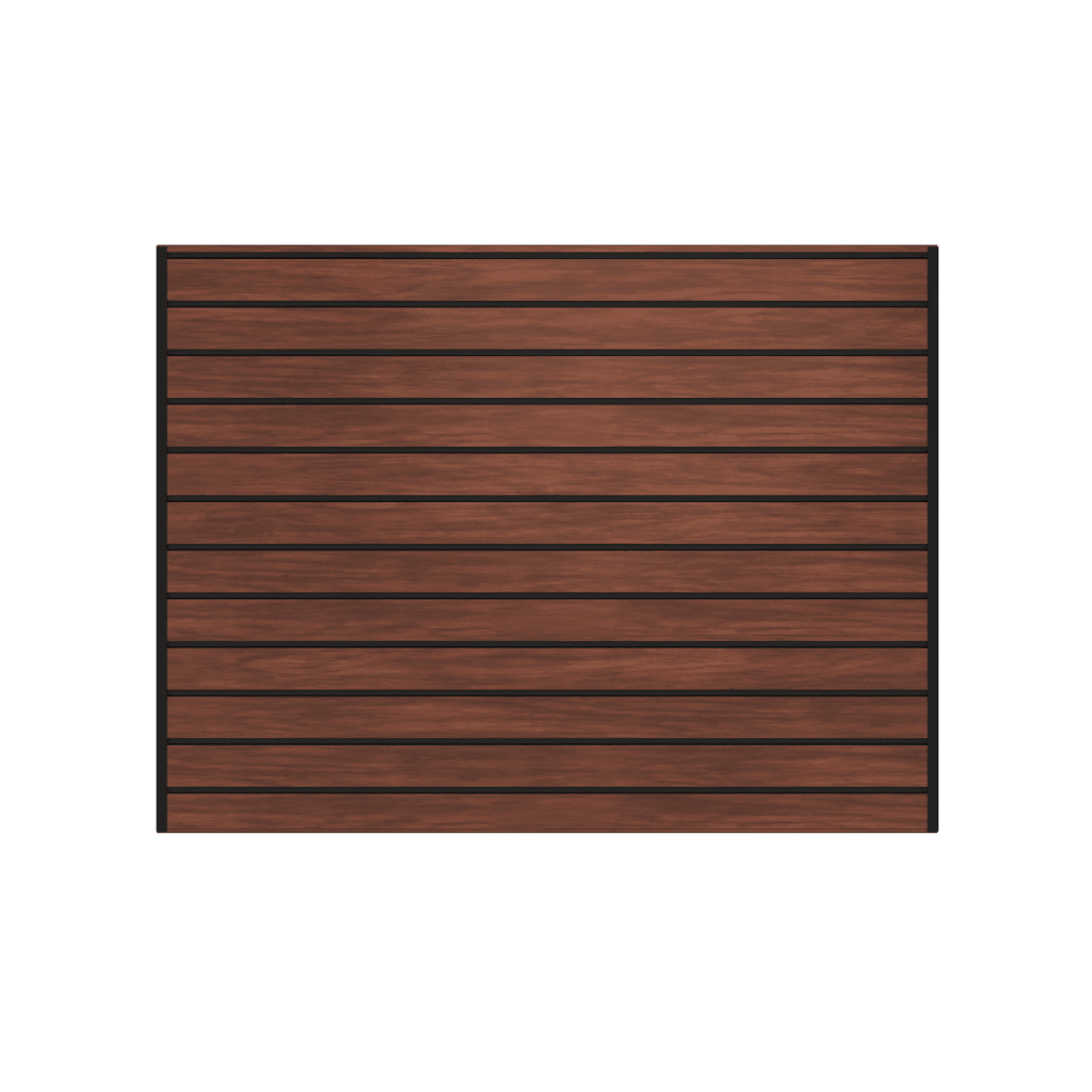 Hold Up Displays 6 Piece Slatwall Panel Set HDSW2-3x4 - Wood Pattern Black Walnut
