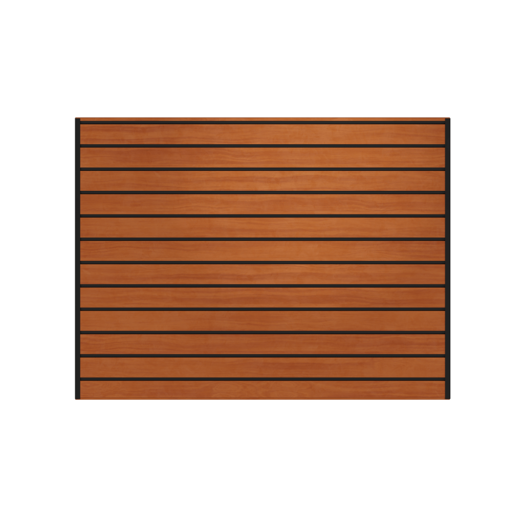Hold Up Displays 6 Piece Slatwall Panel Set HDSW2-3x4 - Wood Pattern Black Walnut